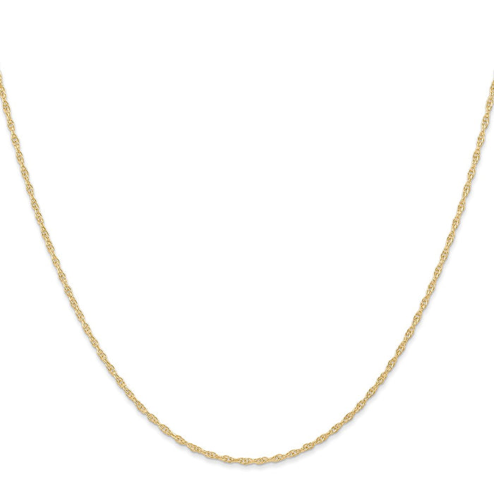 Shop Exclusive 14K Gold 22-Inch 1.15mm Cable Rope Chain - Stylish & Durable!-2