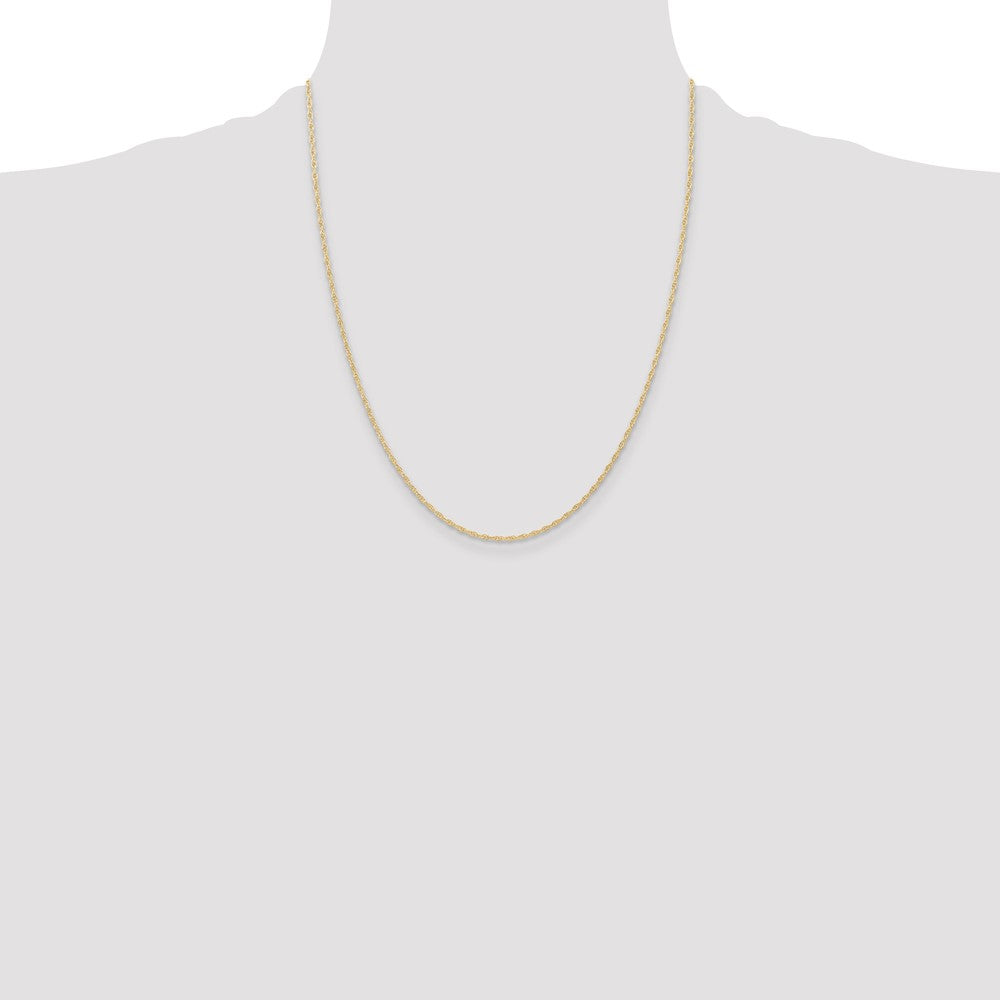 Shop Exclusive 14K Gold 22-Inch 1.15mm Cable Rope Chain - Stylish & Durable!