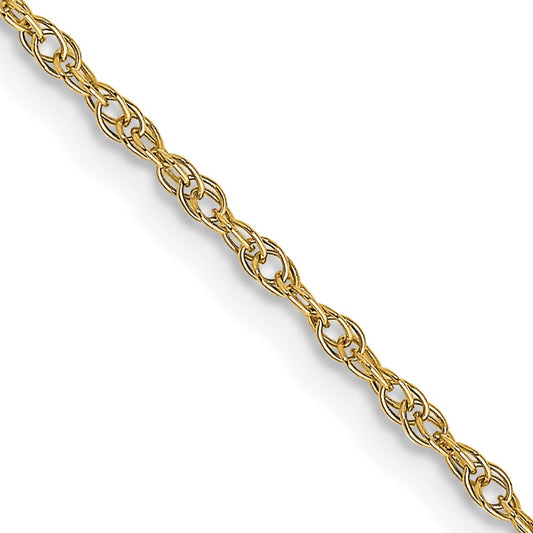 Shop Exclusive 14K Gold 22-Inch 1.15mm Cable Rope Chain - Stylish & Durable!