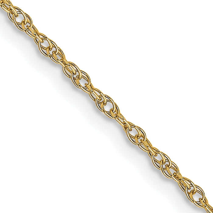 Shop Exclusive 14K Gold 22-Inch 1.15mm Cable Rope Chain - Stylish & Durable!-1