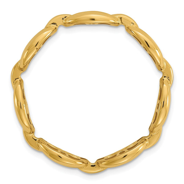 14K Gold 5.7mm Mariner Link Band Ring