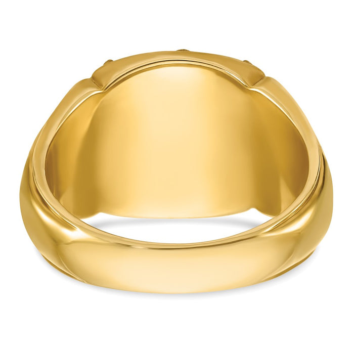 Buy Exclusive 10k Men's Knights Templar Masonic Ring | Stylish Multi-Color Enamel-5