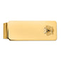 Exclusive 14K Men's Medium Money Clip - Polished Black Enamel, Stylish Design-2