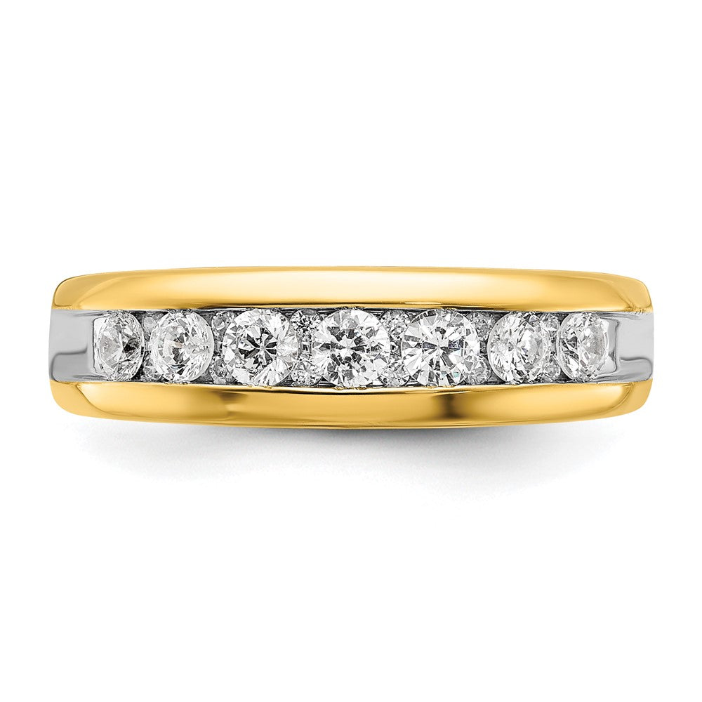 Buy Exclusive 14K White Gold Men's Ring with 1/2 Carat Diamonds - Stylish Value!