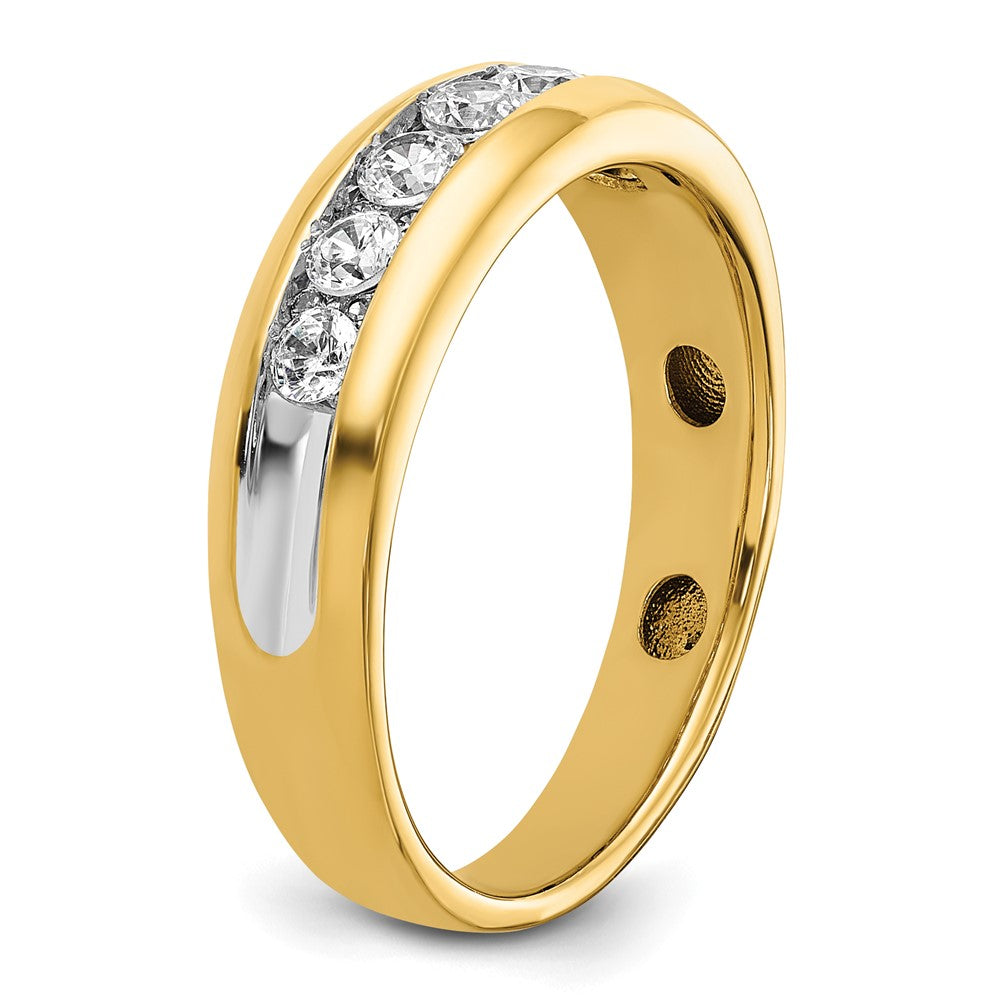 Buy Exclusive 14K White Gold Men's Ring with 1/2 Carat Diamonds - Stylish Value!