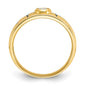 Order Stylish 14K Two-Tone Men's Diamond Heartbeat Ring, 2/5 Carat, Affordable!-1