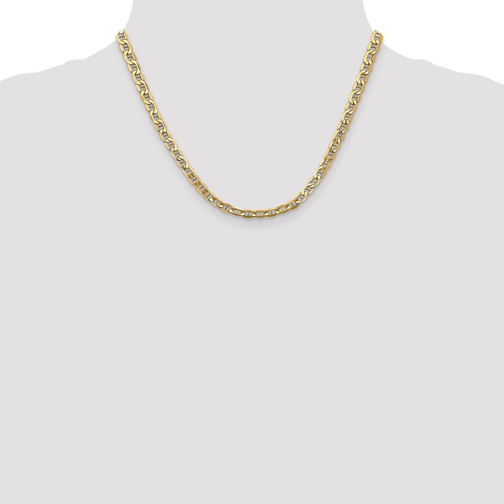 Exclusive 14K Gold 18-Inch 4.75mm Anchor Chain - Stylish & Durable Design
