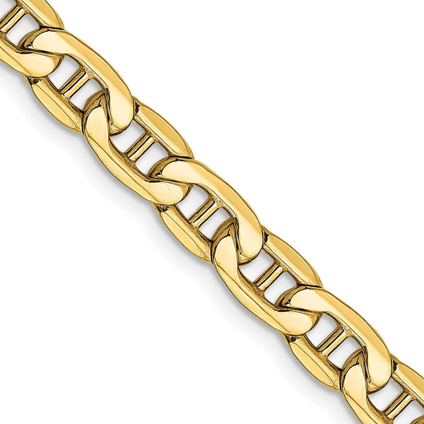 14K Gold 5.5mm Anchor Chain