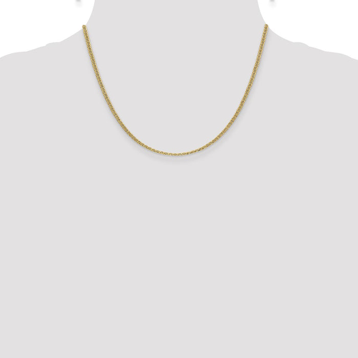 Buy Stylish 14K Gold 18-Inch Anchor Chain - 2.4mm, Affordable Luxury-4