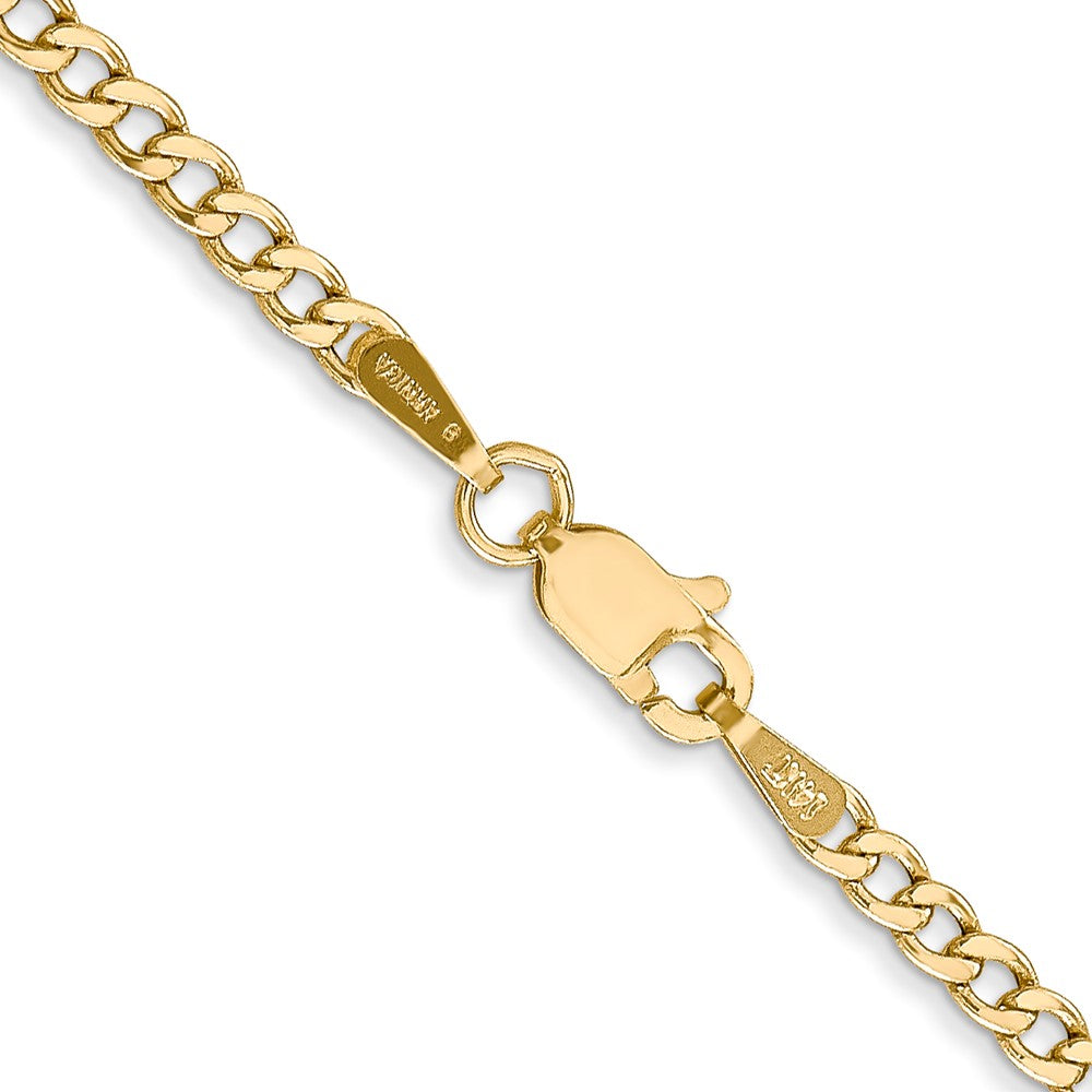 Shop Stylish 28-Inch 14K Gold 2.5mm Curb Chain - Luxury Lobster Clasp
