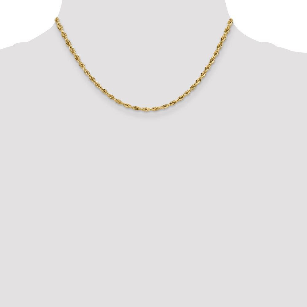 Exclusive 14K Gold 16-Inch 3mm Rope Chain - Stylish & Affordable Luxury