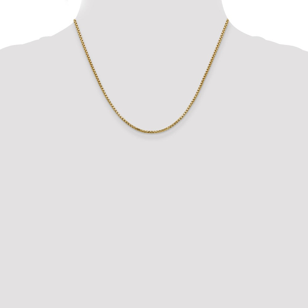 Buy 14K Gold 18-Inch 1.75mm Box Chain - Stylish & Affordable Luxury Jewelry