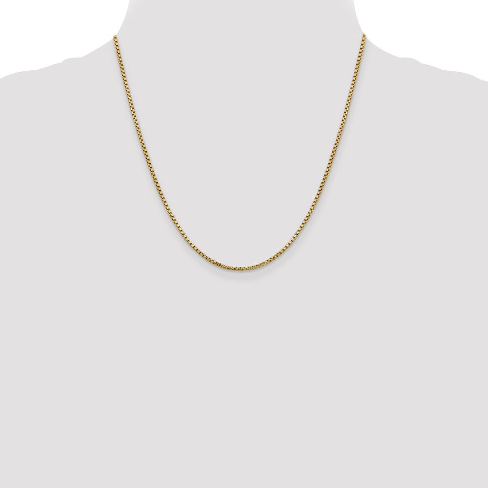 Shop 14K Gold 20-Inch Box Chain, 1.75mm, Stylish & Affordable Luxury Jewelry