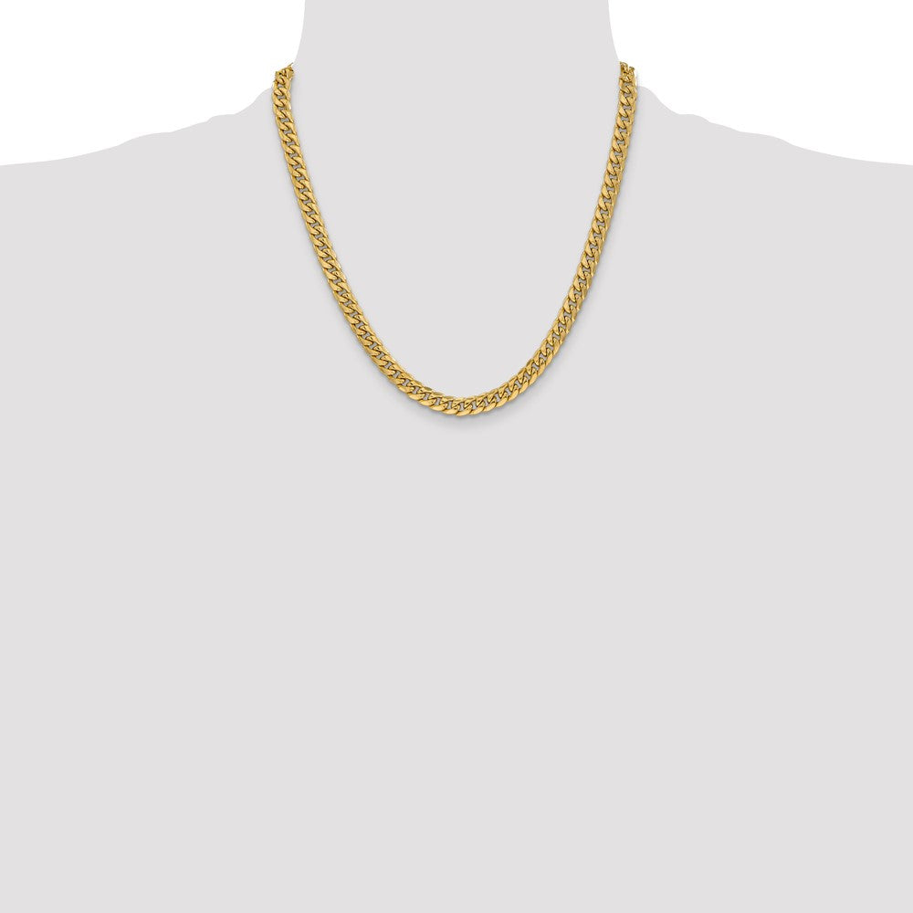 Shop Exclusive 14K Gold 20-Inch 6mm Semi-Solid Miami Cuban Chain | Stylish Value