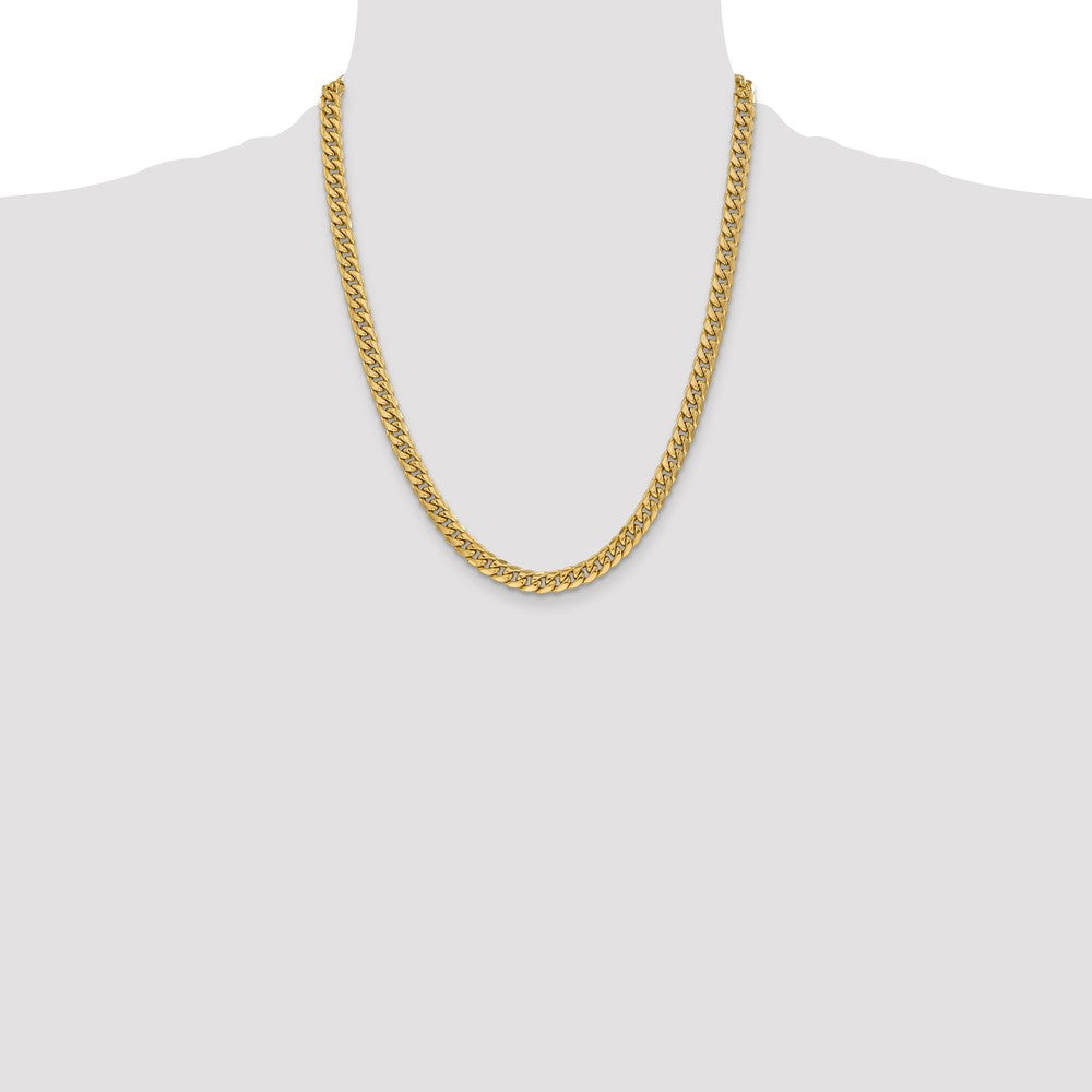 Shop Exclusive 14K Gold 22-Inch Cuban Link Chain - Stylish 6mm Design!
