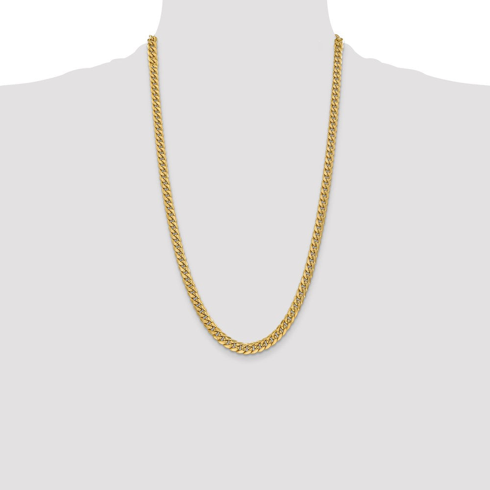 Shop 14K Gold 26-Inch 6mm Miami Cuban Link Chain - Stylish & Affordable Jewelry