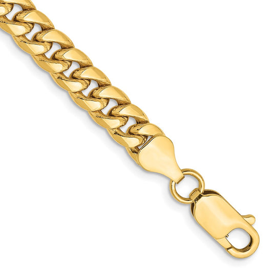 Exclusive 14K Gold 7-Inch Miami Cuban Link Bracelet - Stylish 6mm Design
