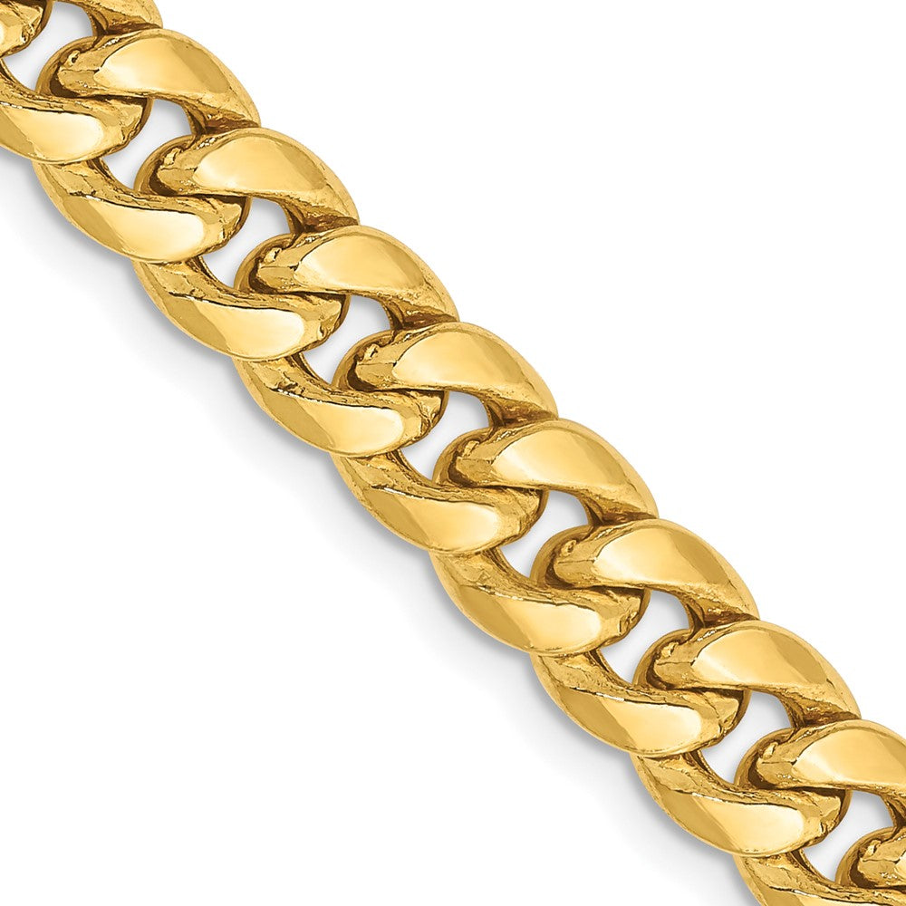 High-Quality 14K Gold 22-Inch 6.75mm Miami Cuban Link Chain - Stylish Value!