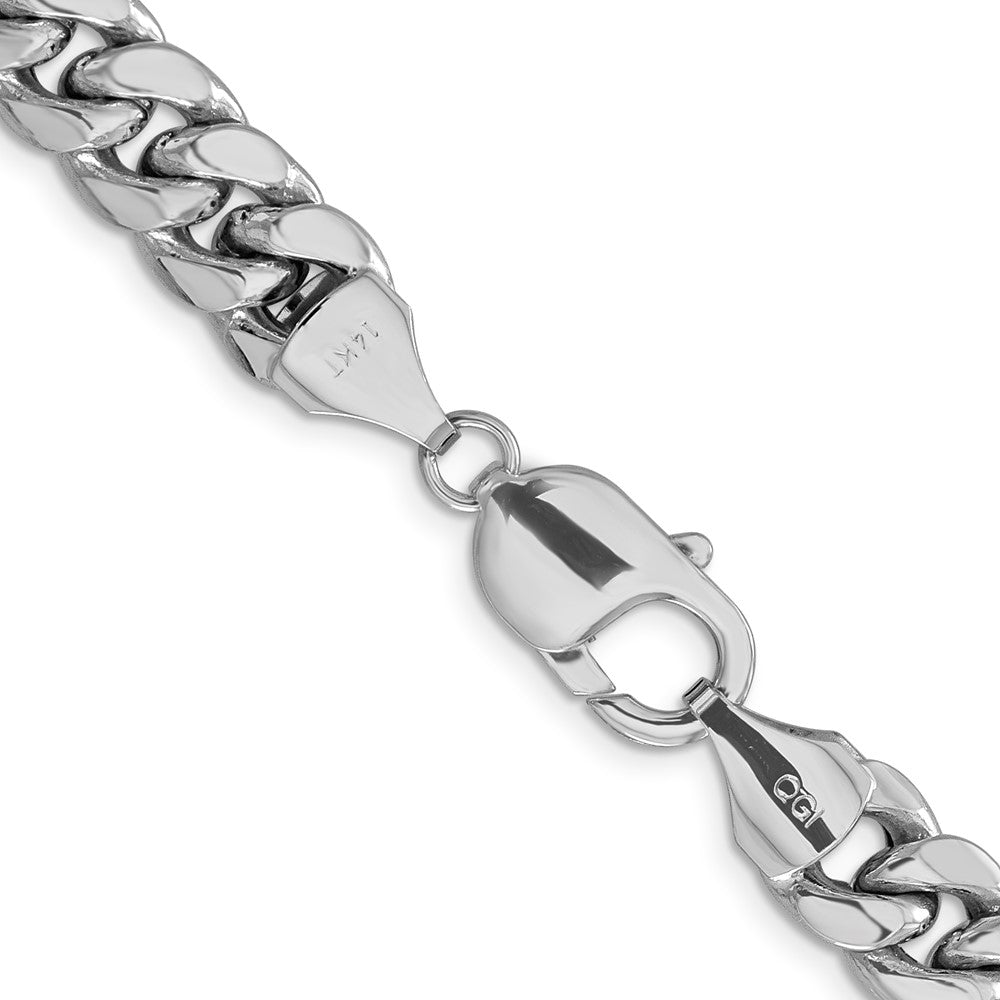 Shop Luxury 14K White Gold 9.3mm Miami Cuban Link Chain - Stylish & Durable