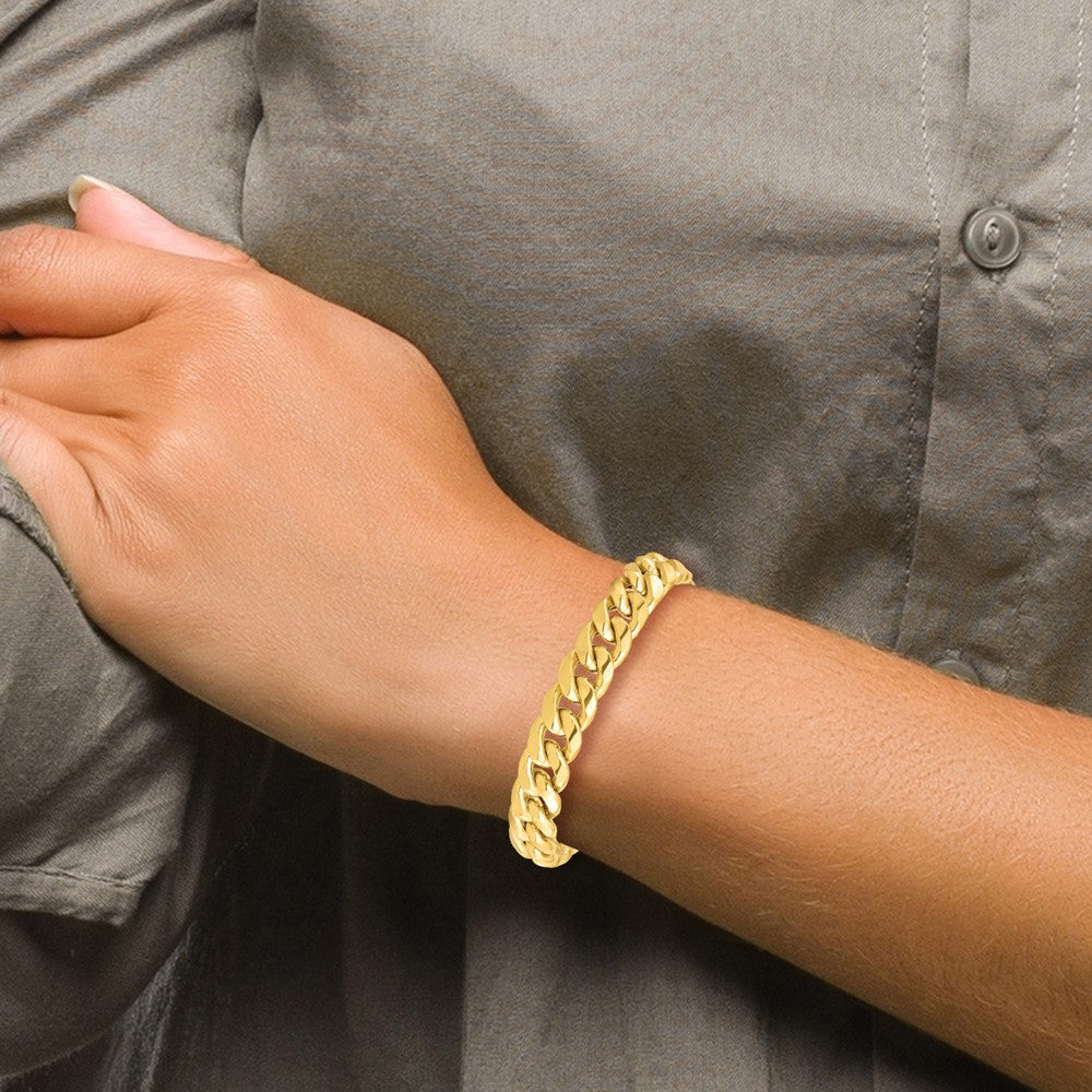 Buy 14K Gold 10-Inch 11mm Miami Cuban Link Chain - Luxury & Style Await!