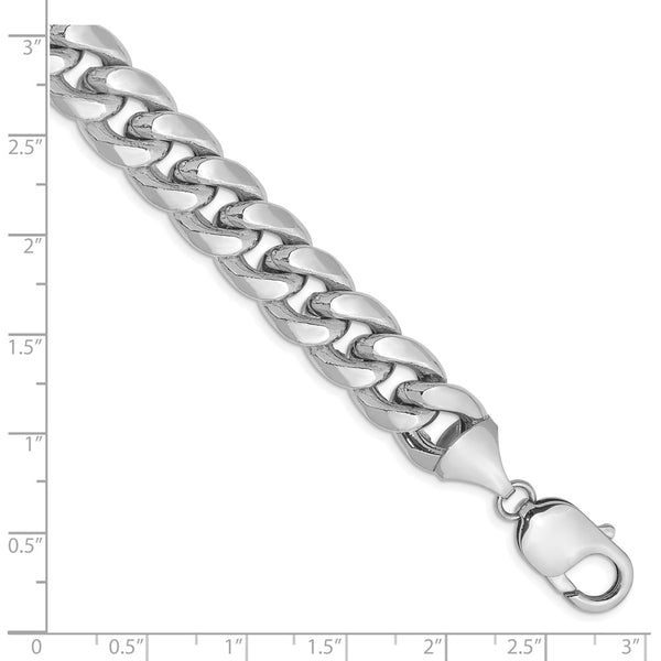 14K White Gold 11mm Miami Cuban Link Chain