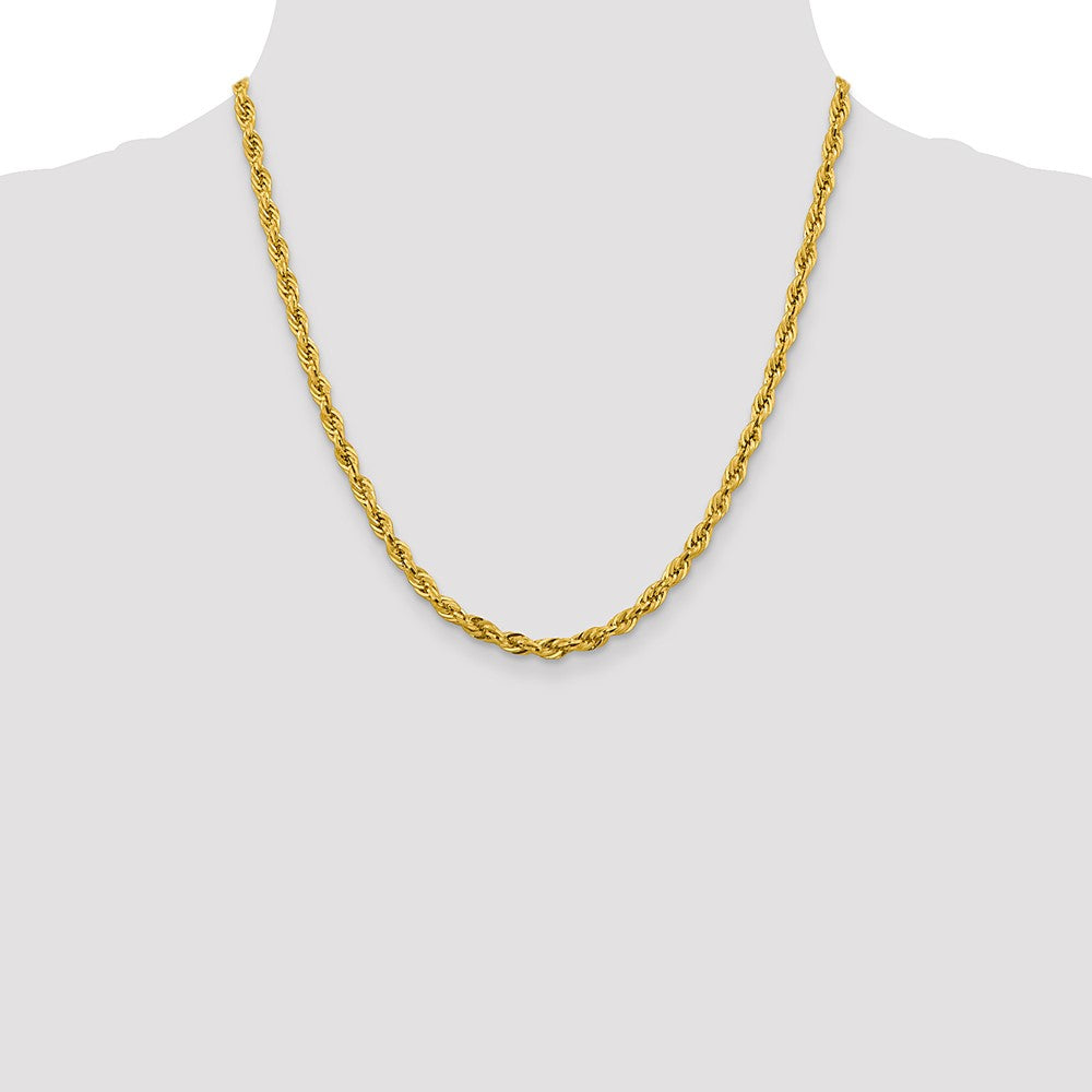 Shop Stylish 14K Gold 20-Inch 4.25mm Rope Chain - Affordable Luxury Jewelry