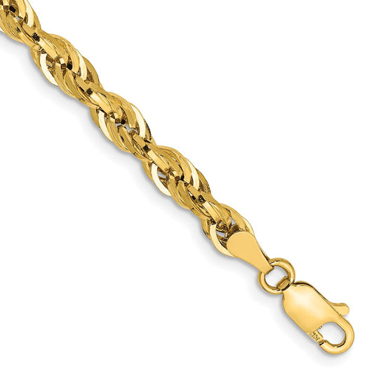 Shop Stylish 14K Gold 7-Inch Rope Chain - 4.25mm Links for Luxury Looks