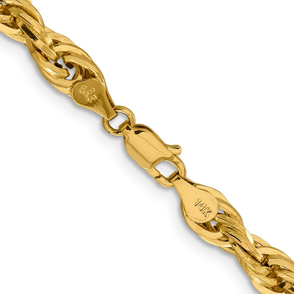 Buy Exclusive 14K Gold 24-Inch Semi-Solid Rope Chain - Stylish & Durable