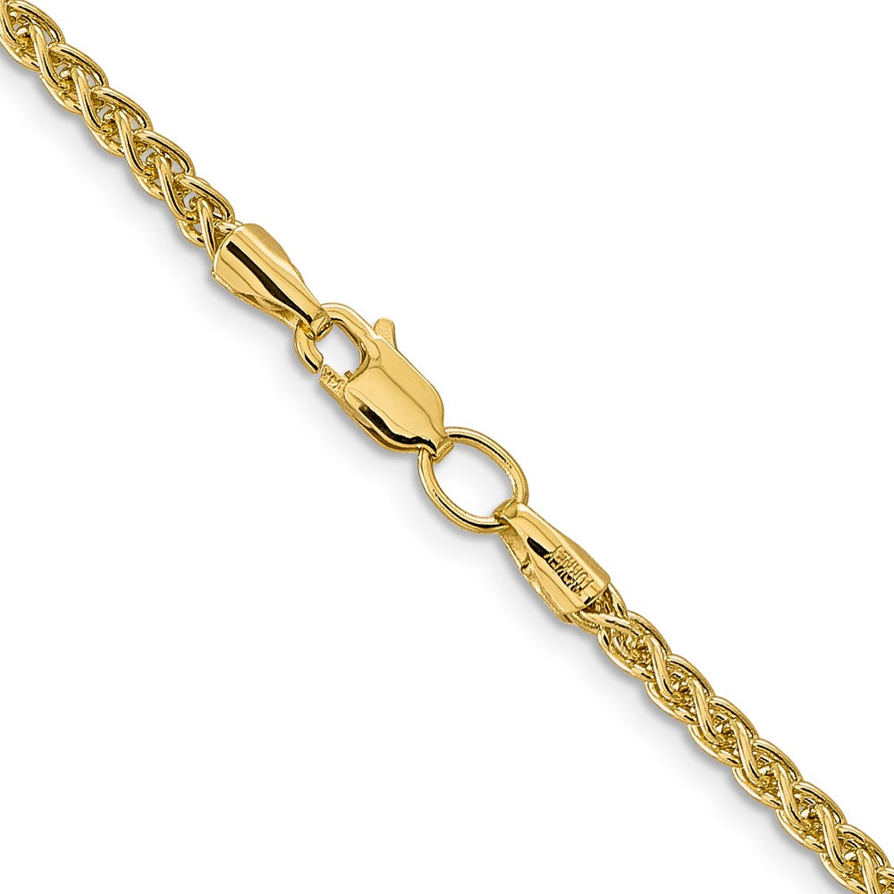 Buy 14K Gold 24-Inch 2.75mm Semi-Solid Wheat Chain - Stylish Luxury Accessory