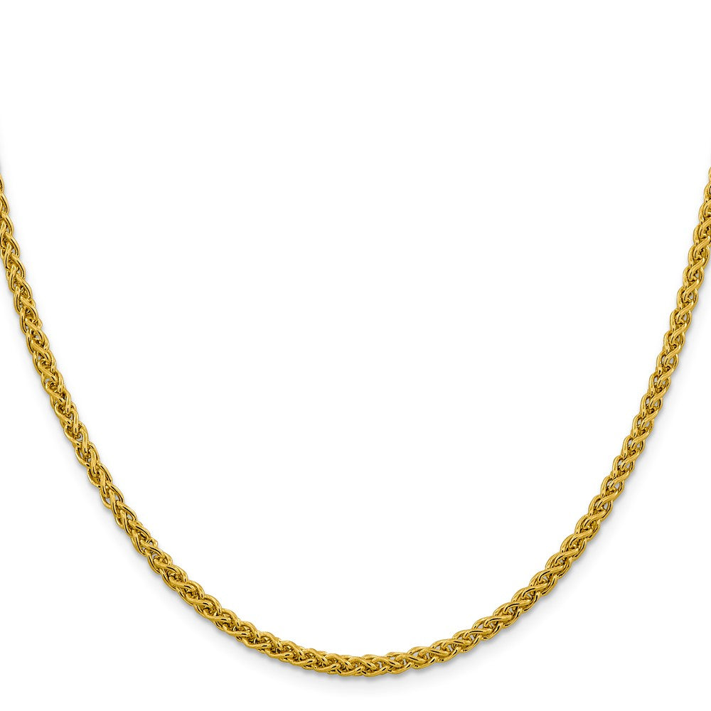 Exclusive 14K Gold 22-Inch Semi-Solid Wheat Chain - 3.45mm Luxury Style