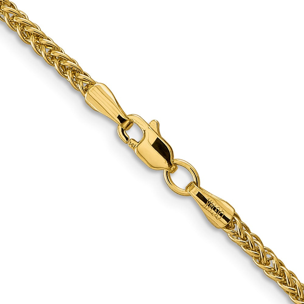 Buy Stylish 14K Gold 18-Inch 2.35mm Semi-Solid Wheat Chain - Luxury Value