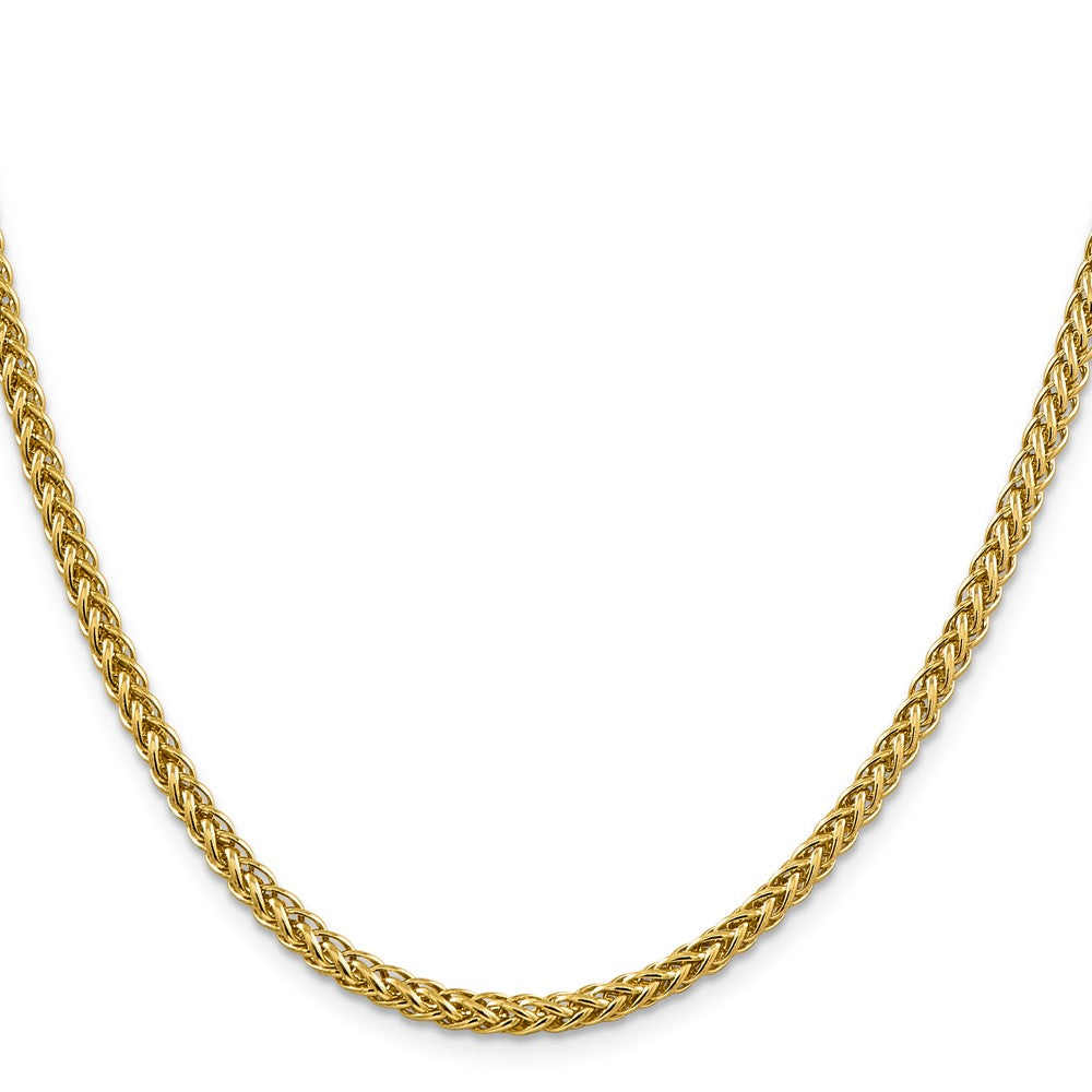 High-Quality 24-Inch 14K Gold 4.3mm Wheat Chain - Stylish & Affordable Design