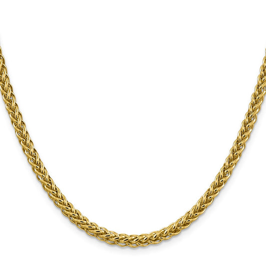 Buy 14K Gold 26-Inch Semi-Solid Wheat Chain - 4.65mm Luxury Style