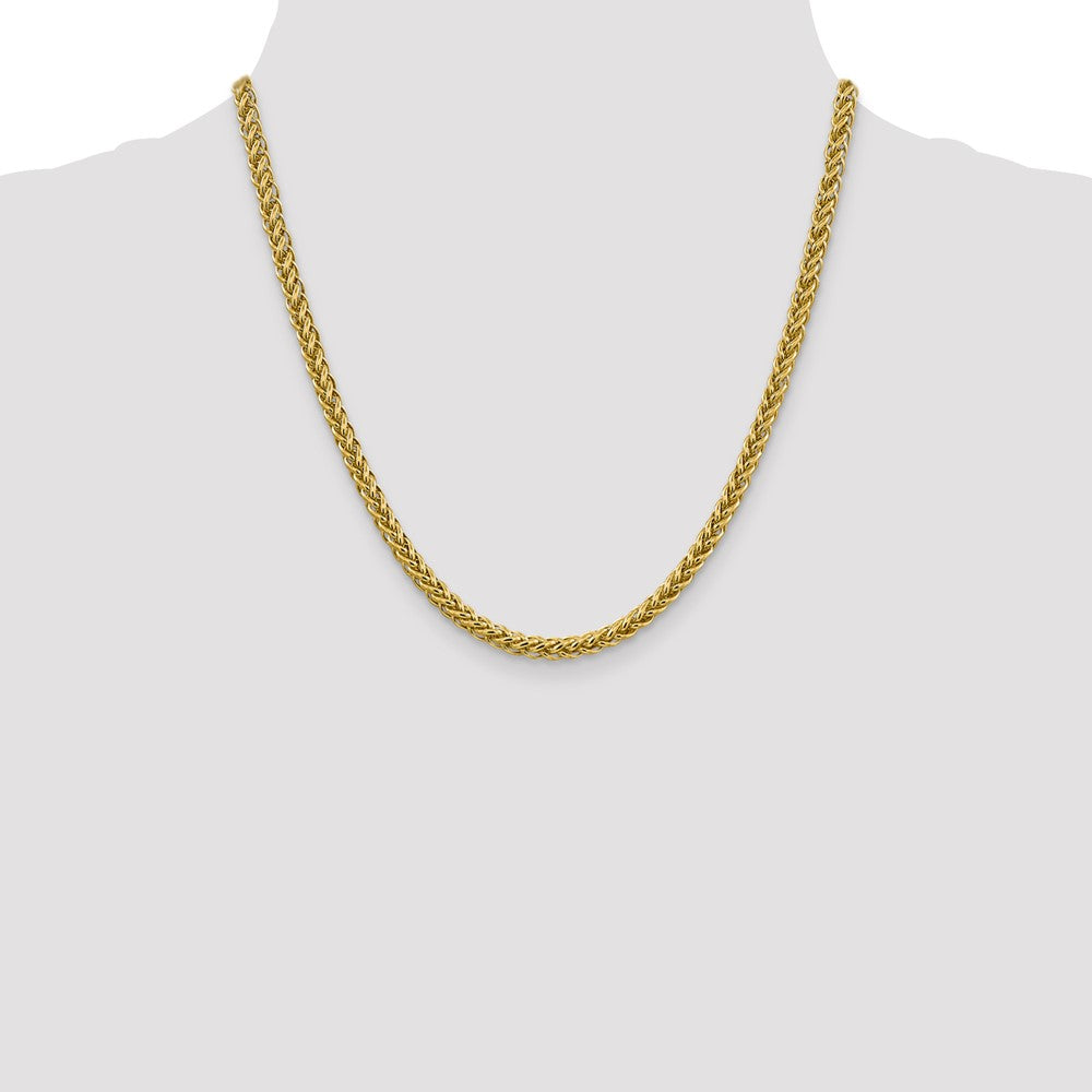 Order Stylish 14K Gold 18-Inch 3-Wire Wheat Chain - 4.65mm, Luxury Quality