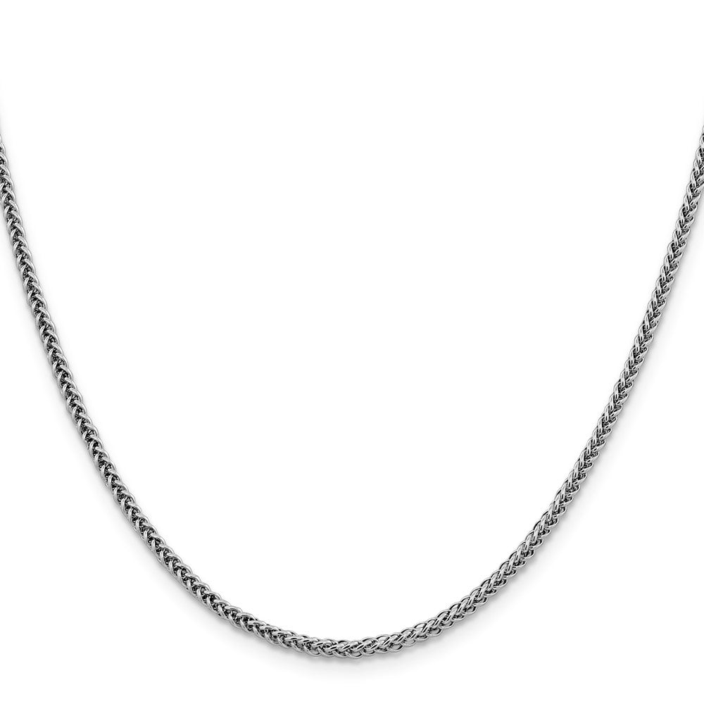 Shop 14K White Gold 20-Inch 2.35mm Wheat Chain - Stylish & Affordable Luxury!