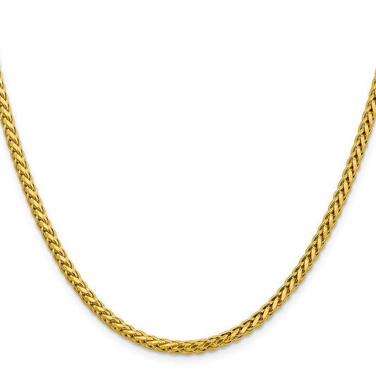 Buy Stylish 14K Gold 22-Inch Diamond-Cut Wheat Chain, 3.1mm - Luxury Jewelry