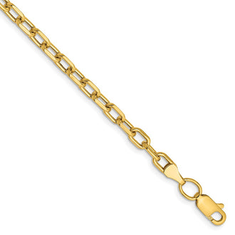 Exclusive 14K Gold 3.7mm Semi-Solid Double Link Chain - Stylish Luxury Design