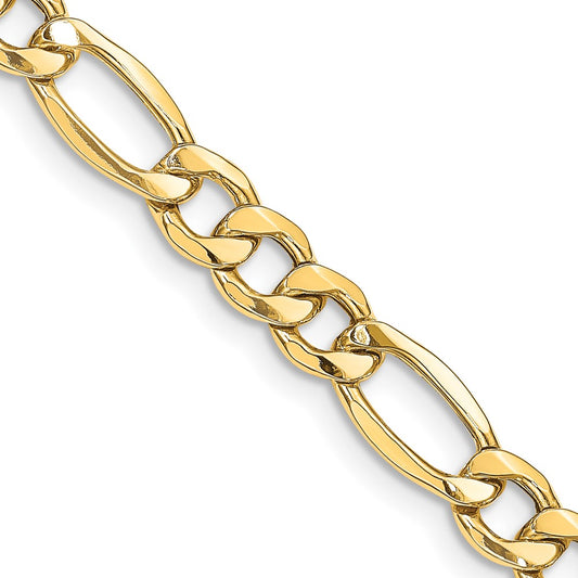 Exclusive 14K Gold 26-Inch Figaro Chain, 8.5mm - Stylish Luxury Jewelry