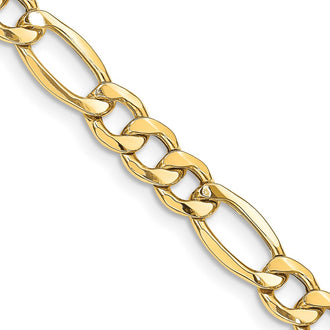 Shop 14K Gold 24-Inch 8.5mm Figaro Chain - Stylish & High-Quality Jewelry!