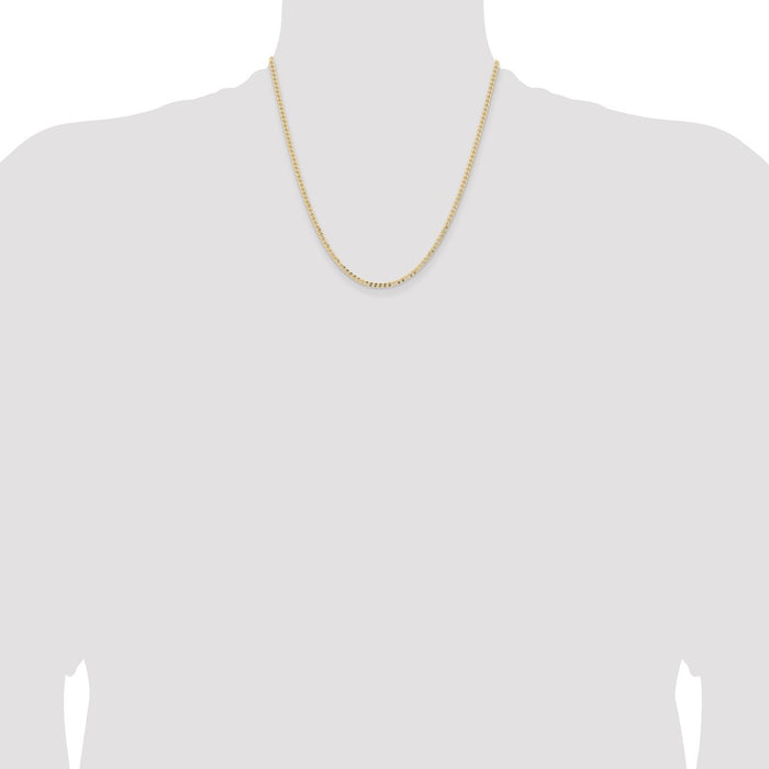 Buy Exclusive 14K Gold 20-Inch Curb Chain, 2.85mm Links - Stylish Value!-4