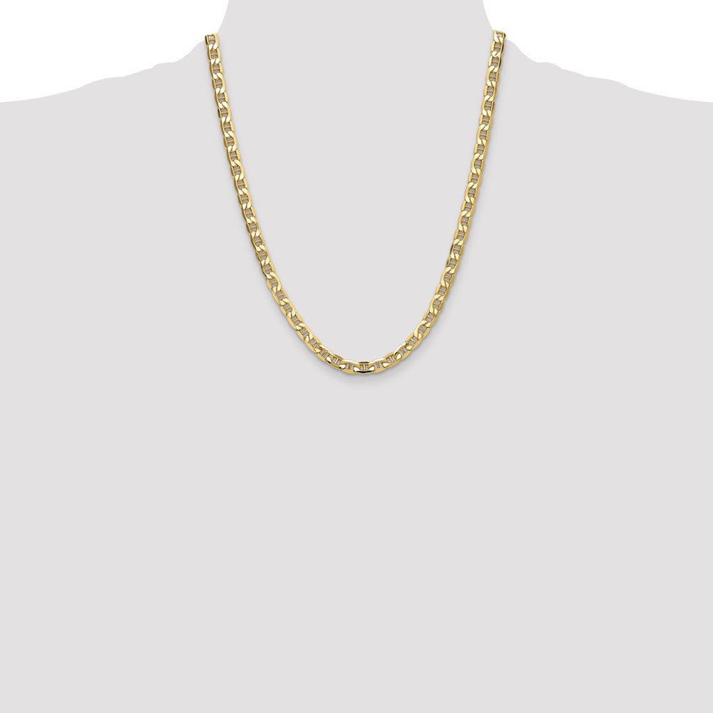 Buy Stylish 14K Gold 6.25mm Semi-Solid Anchor Chain | Luxury Value Piece