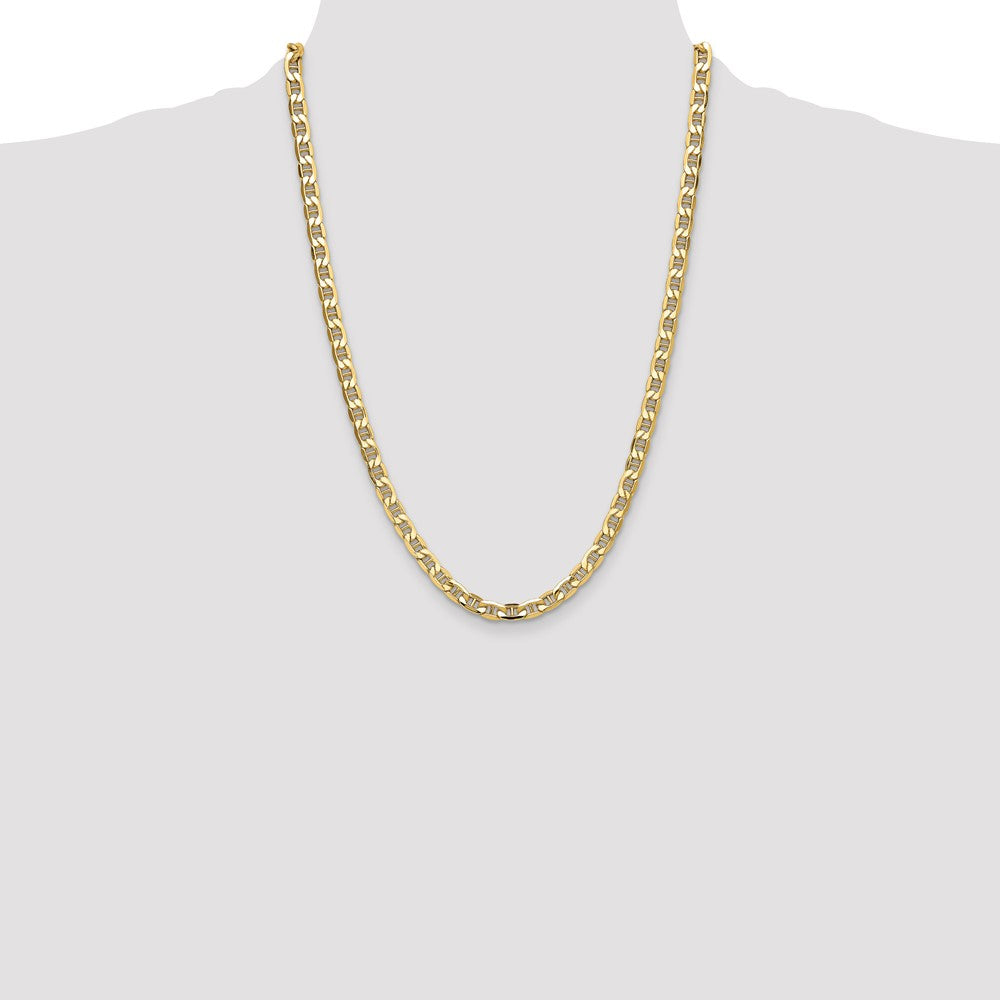 Buy Exclusive 14K Gold 6.25mm Semi-Solid Anchor Chain - Stylish and Durable