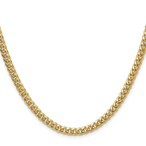14K Gold 4.5mm Miami Cuban Link Chain - Style GR1-1001538