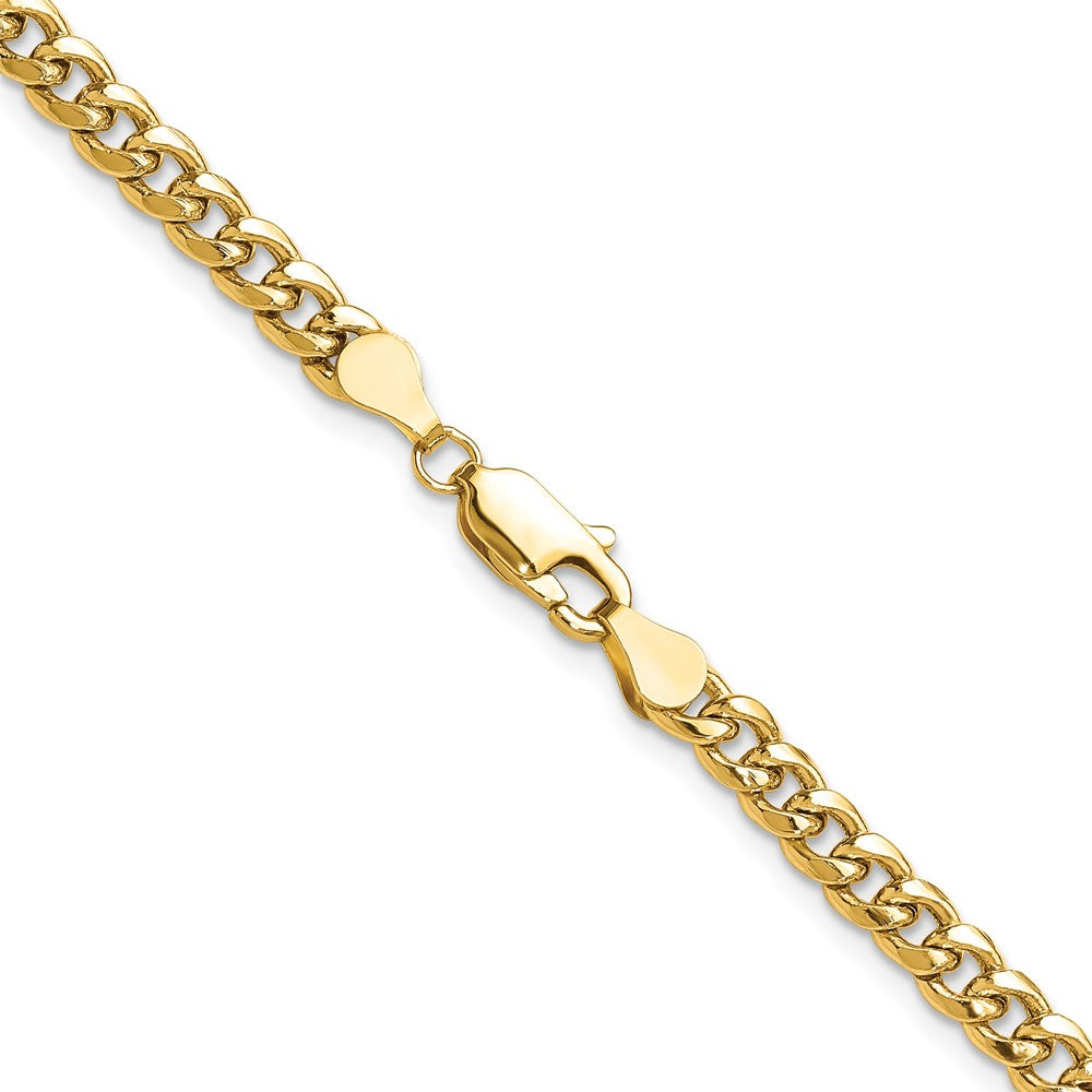 Shop Stylish 14K Gold 4.5mm Miami Cuban Link Chain - Affordable Luxury!