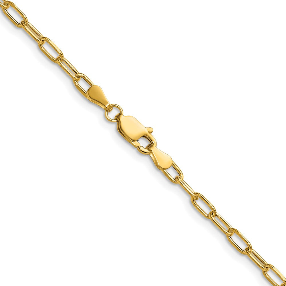 Shop Exclusive 14K Gold 3.0mm Beveled Paperclip Chain Necklace - Stylish Luxury
