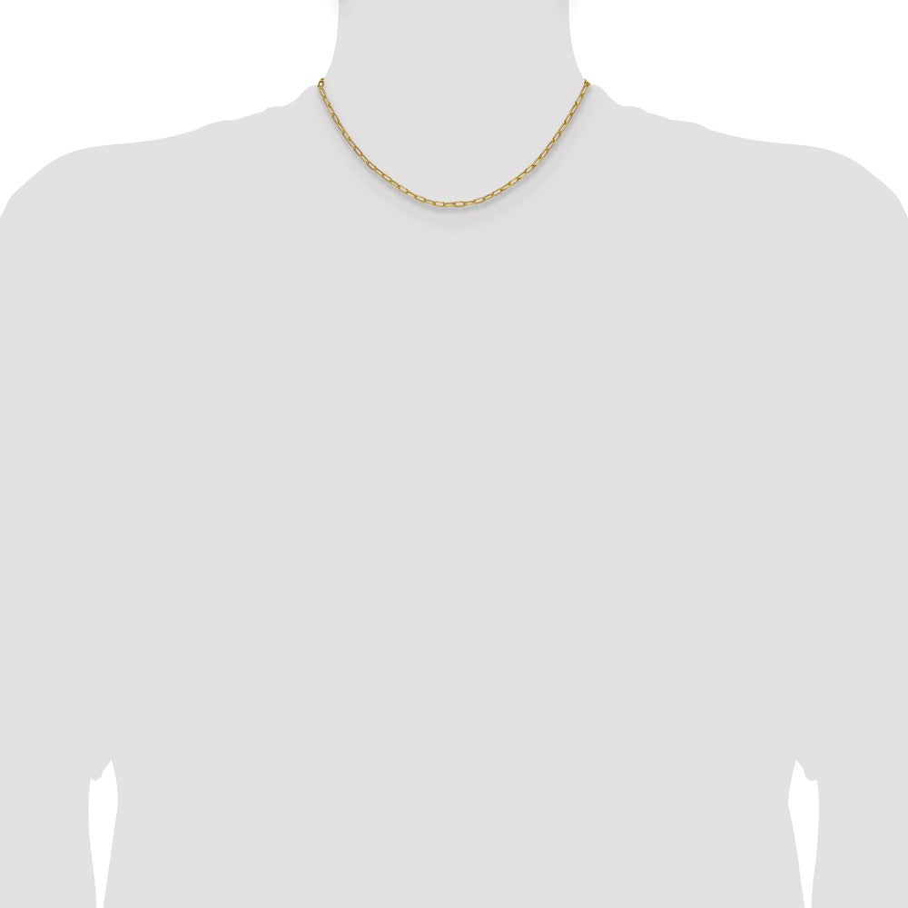 Shop Exclusive 14K Gold 3.0mm Beveled Paperclip Chain Necklace - Stylish Luxury