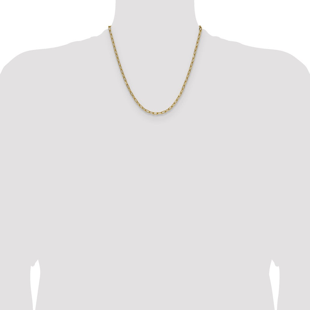 Shop Stylish 14K Gold 3.7mm Beveled Paperclip Chain Necklace | Affordable Luxury
