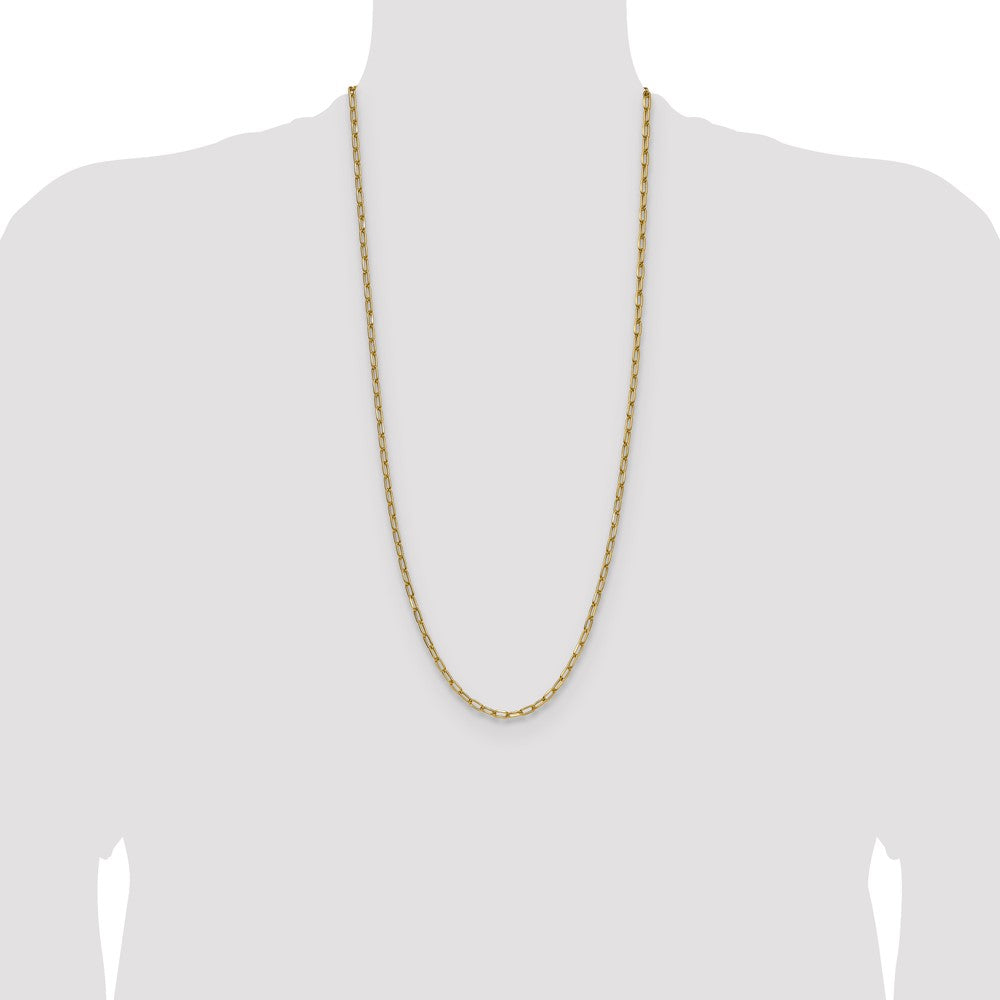 Shop Exclusive 14K Gold 3.7mm Beveled Paperclip Chain Necklace - Stylish Value!