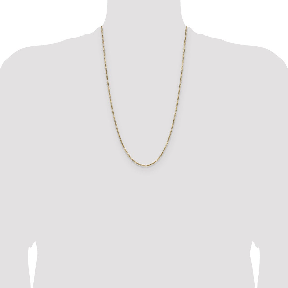 Buy Stylish 14K Gold Figaro Chain Necklace - 1.9mm, High-Quality Design!