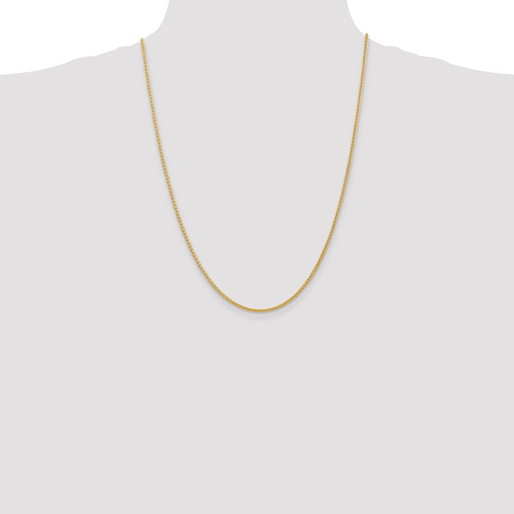 Buy Exclusive 14K Gold 24-Inch 2mm Semi-Solid Wheat Chain - Stylish Value